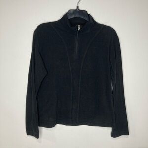 Columbia XCO lightweight quarter‎ zip fleece pullover black size large